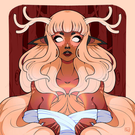 halfbody w/background